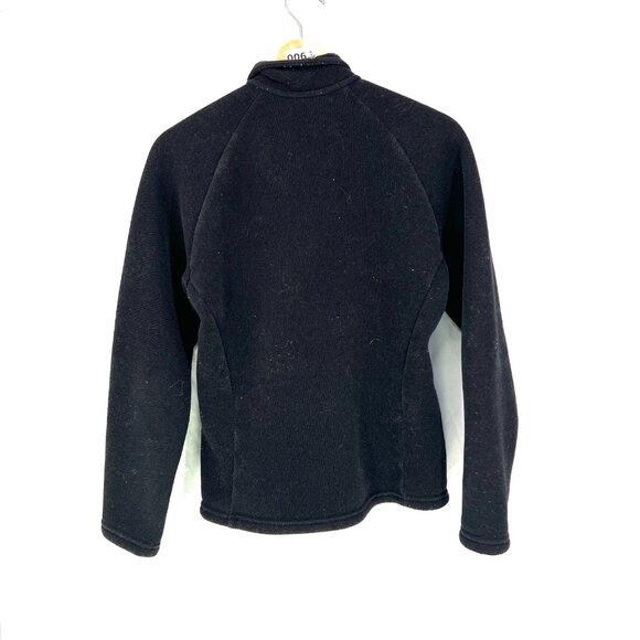 Patagonia Synchilla quarter zip pullover fleece jacket outdoor hiking black M - Picture 9 of 11